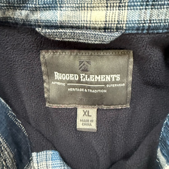 Rugged Elements Red and Black Plaid Casual Shirt XL Combo - Picture 5 of 6